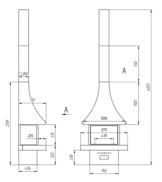Камин RGrill LOFT - 10